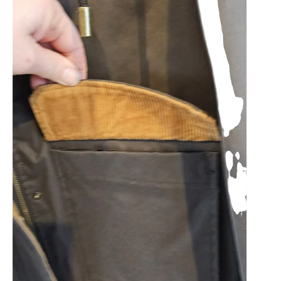 Sanctuary Size S Weather Resistant Jacket Corduroy Trim Utility Style Hooded - Picture 4 of 13